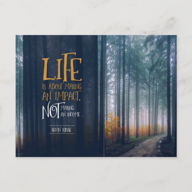 Auswirkungen Postkarte (Vorderseite)