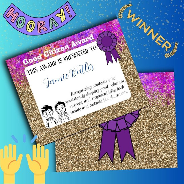 Auszeichnung der Uni (good citizen)