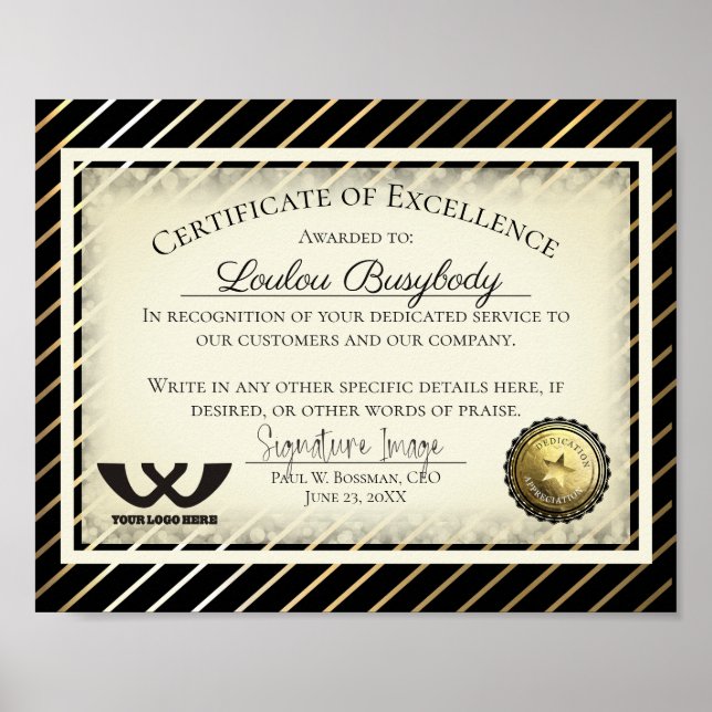 Auszeichnung für ehrenamtlich tätige Mitarbeiter Poster (Vorne)