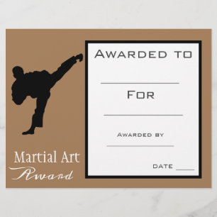 Auszeichnung "Martial Art"