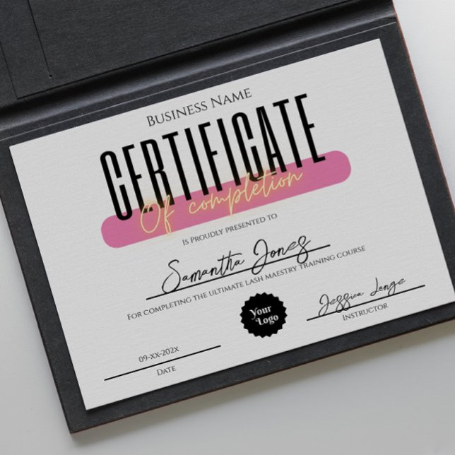 Auszeichnungen für die Auszeichnung "Esthetician C (Esthetician Certificate Of Completion Awards Bold)