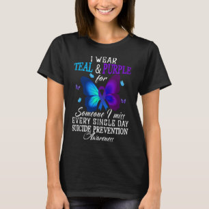 Auszeichnungen zur Prävention aquamariner und Lila T-Shirt