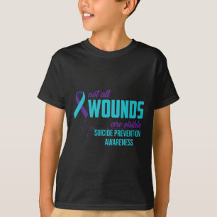 Auszeichnungen zur Prävention aquamariner und Lila T-Shirt