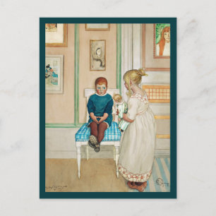 Auszeit in der Ecke Postkarte