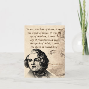 Auszug aus einer Geschichte von zwei Städten Karte