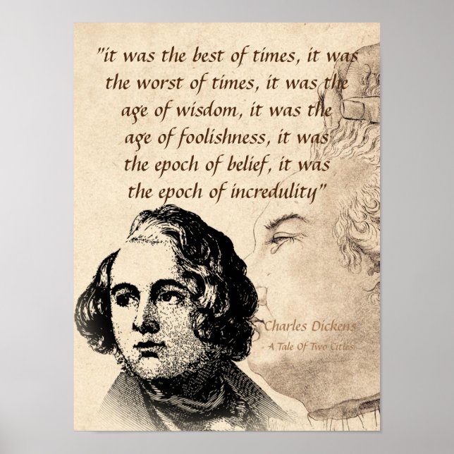 Auszug aus einer Geschichte von zwei Städten Poster (Vorne)