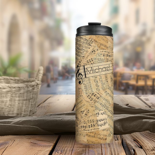 Auszüge aus der Vintagen Musik-ID389 Thermosbecher (Von Creator hochgeladen)