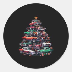 Autarkie Weihnachtsbaum, Keilmuskel und Hotrod Runder Aufkleber