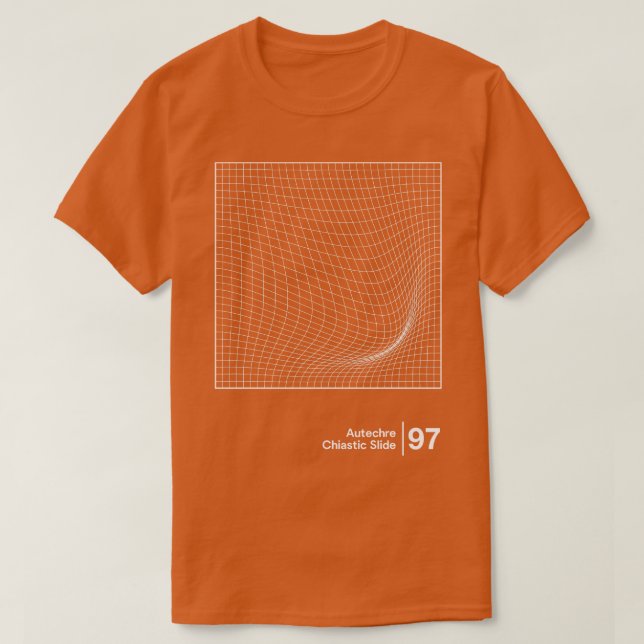 Autechre Minimal Grafik Design 4 T-Shirt (Design vorne)