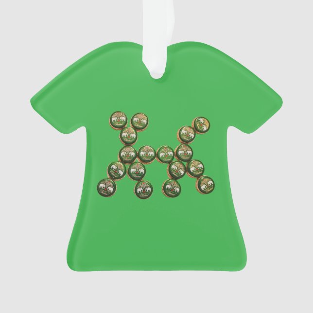 ​🐶 Authentic Chang Beer Cap Dog Ornament (Vorderseite)