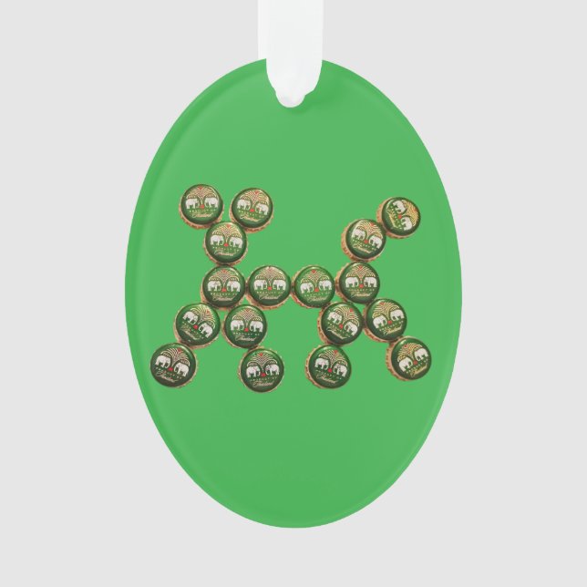 ​🐶 Authentic Chang Beer Cap Dog Ornament (Vorderseite)