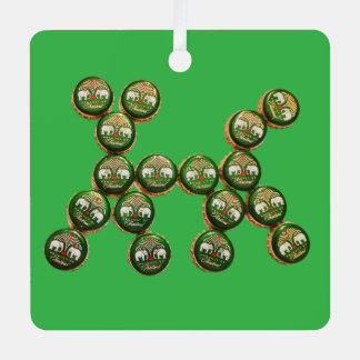 ​🐶 Authentic Chang Beer Cap Dog Ornament Aus Metall