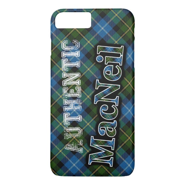 Authentic Clan MacNeil Scottish Tartan Design Case-Mate iPhone Hülle (Rückseite)