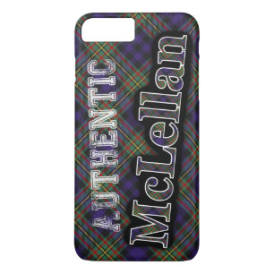 Authentic Clan McLellan Scottish Tartan Design iPhone 8 Plus/7 Plus Hülle