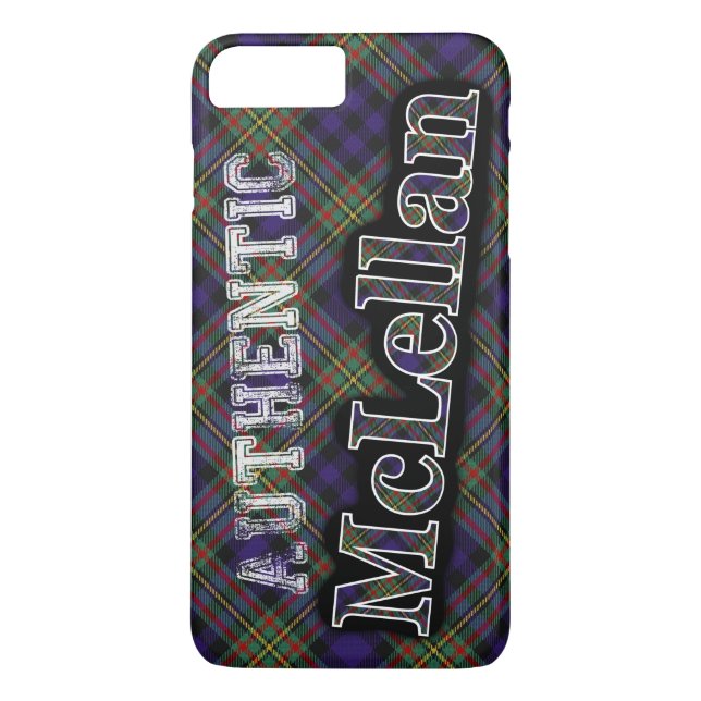 Authentic Clan McLellan Scottish Tartan Design Case-Mate iPhone Hülle (Rückseite)