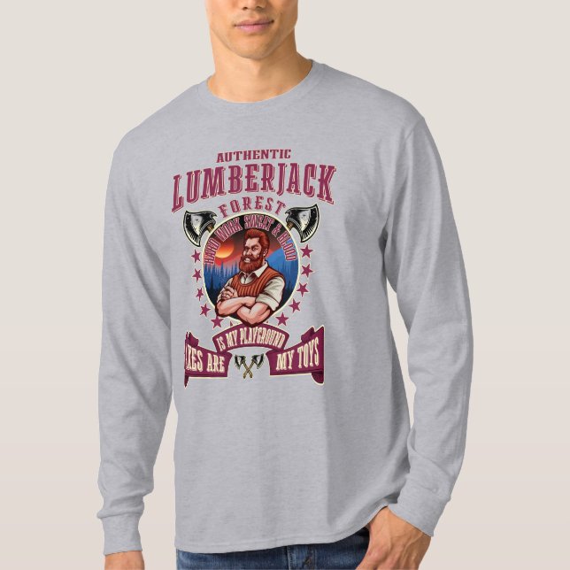 AUTHENTIC LUMBERJACK ACHSEN T-Shirt (Vorderseite)