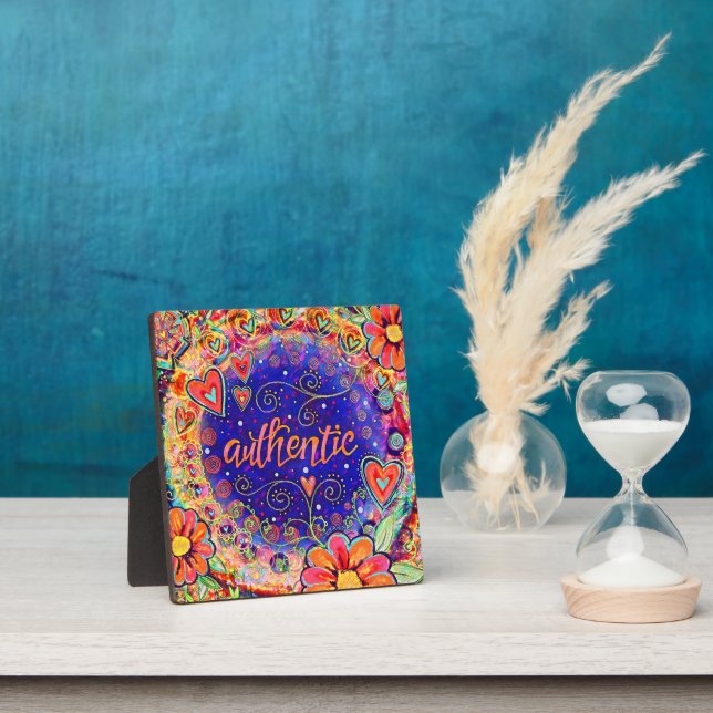 "Authentic' ONE WORD Inspirivity Plaque Fotoplatte (InSitu)