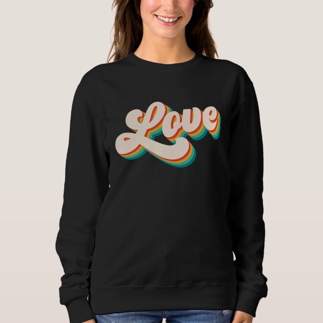 Authentic Soul Retro Love Sweatshirt (Vorderseite)