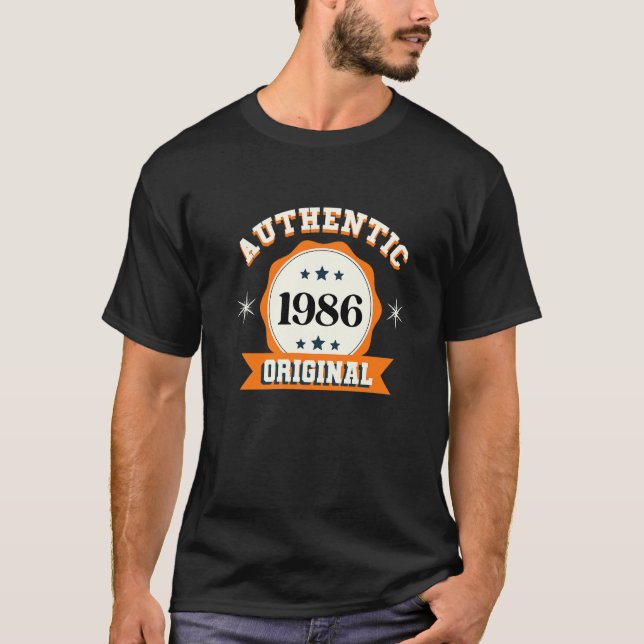 Authentisch 1986 Original T-Shirt (Vorderseite)