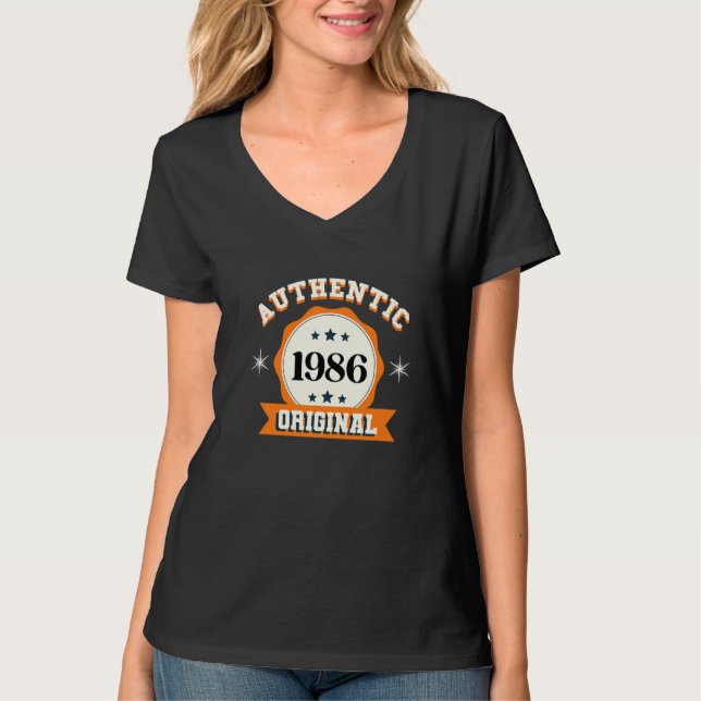 Authentisch 1986 Original T-Shirt (Vorderseite)