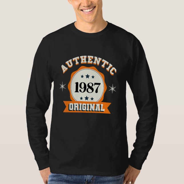 Authentisch 1987 Original T-Shirt (Vorderseite)