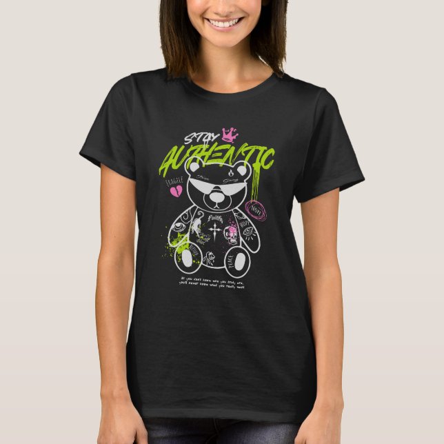 Authentisch bleibe T-Shirt (Vorderseite)