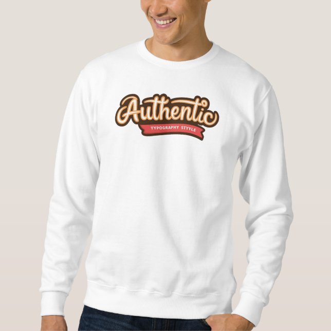 authentisch sweatshirt (Vorderseite)