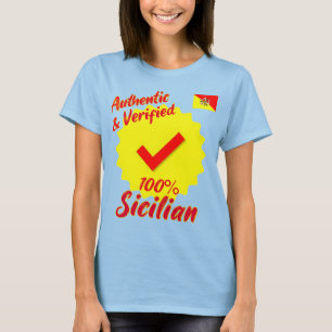 Authentisch und verifiziert 100% sizilianisch T-Shirt