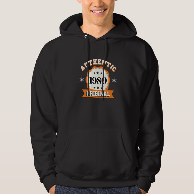 Authentische 1980 Original   Hoodie (Vorderseite)