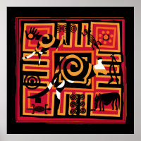 Authentische Aborigine-Kunst