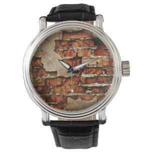 Authentische Backsteinmauer (mehrfache Modelle) Armbanduhr
