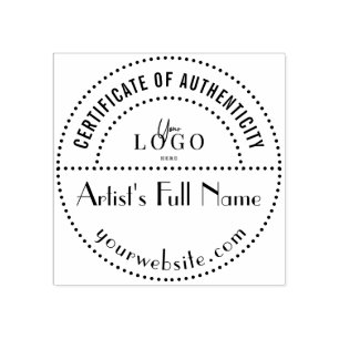 Authentische Briefmarke für Original Kunstgalerie Gummistempel