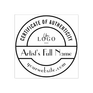Authentische Briefmarke für Original Kunstgalerie Gummistempel