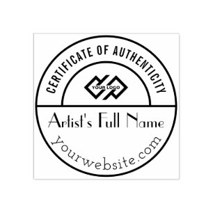 Authentische Briefmarke für Original Kunstgalerie Gummistempel