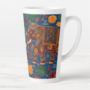 Authentische Ceylon-Royal-Elefant-Batik -Sri Lanka Milchtasse