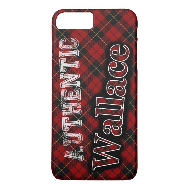 Authentische Clan Wallace Scottish Tartan Design C Case-Mate iPhone Hülle (Rückseite)