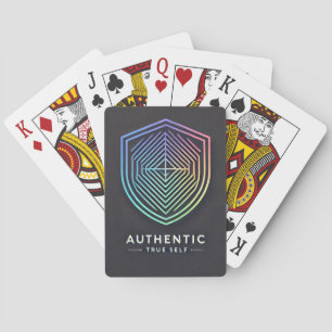 Authentische, echte, selbst spielende Karten Spielkarten