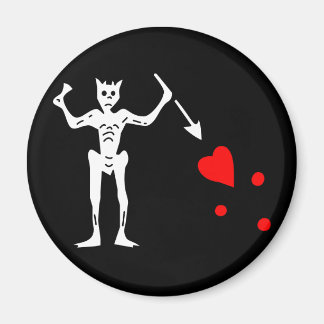 Authentische Flagge für den Blackbeard Magnet