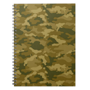 Authentische grüne Armee-MilitärCamouflage-Tarnu Notizblock