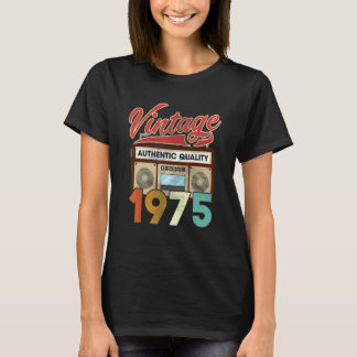 Authentische Hochwertsfunknummer Vintag 1975 47. G T-Shirt