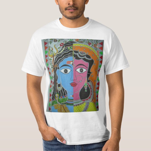 AUTHENTISCHE INDISCHE FOLKUNST - T - SHIRT - FASHI (Vorderseite)