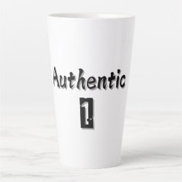 Authentische Latte-Tasse Milchtasse