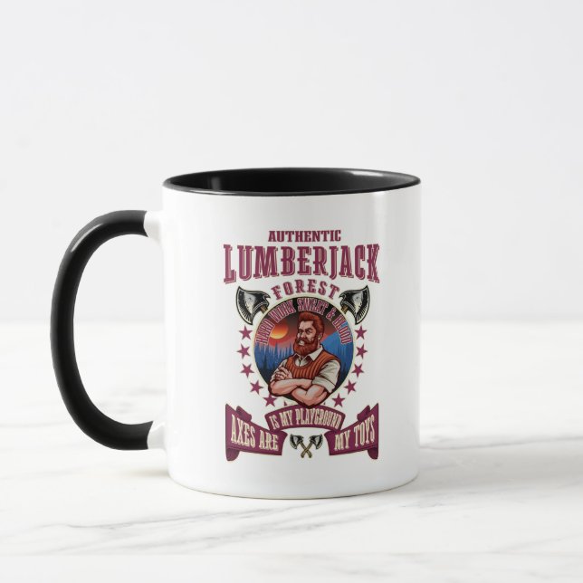 AUTHENTISCHE LUMBERJACK-ACHSE TASSE (Links)
