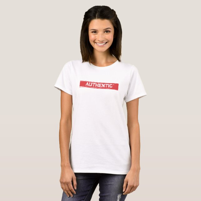 Authentische Marke T-Shirt (Vorne ganz)