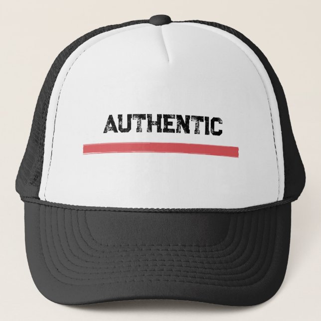 Authentische Marke Truckerkappe (Vorderseite)
