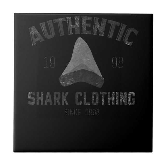 Authentische Shark Clothing Seit 1998 - Shark Gift Fliese (Vorderseite)