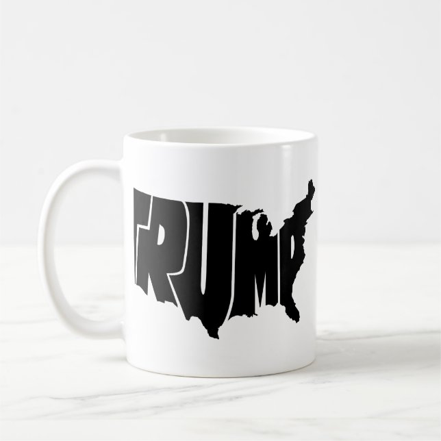 Authentische Tasse "Trumps Amerika" (Links)