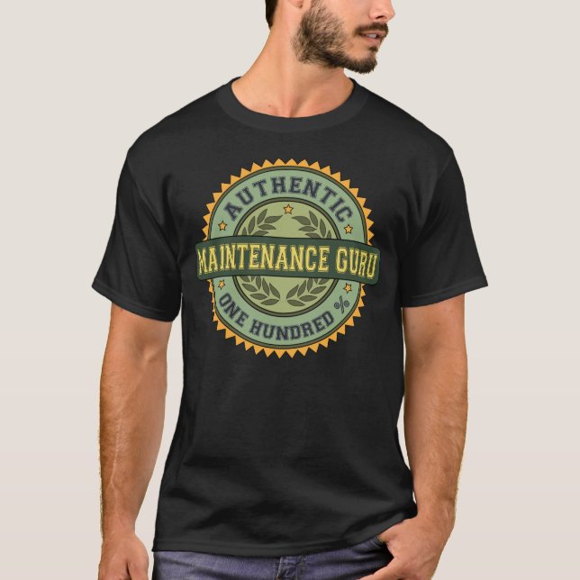 Authentische Wartung Guru T-Shirt (Vorderseite)