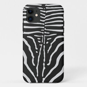 Authentische Zebra-Skin-Printwerbung - Schwarz-wei Case-Mate iPhone Hülle