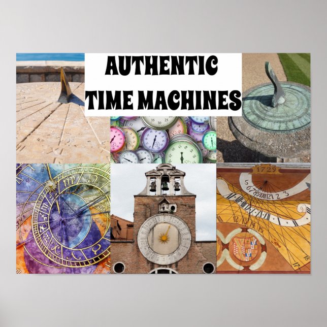 Authentische Zeitmaschinen Poster (Vorne)